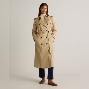 VTG Diane Von Furstenberg Beige Trench Coat